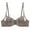 Coffee, variant on Women's Unlined Balconette Mesh Bra Square Neck Sheer See Through Underwire Bras