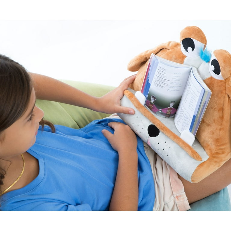 Cuddly Reader Supporto per iPad per Bambini, Supporto Tablet, Reggilibro, Cuscino da Lettura, Leggere a Letto, Cuscino Porta-Tablet