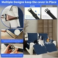 thumbnail image 5 of Hemvt 100% Waterproof Recliner Couch Covers 2 Seater, 1-Piece Washable Reclining Sofa Cover, Non-Slip Recliner Chair Cover with Pocket, Elastic Straps for Dogs, Pets, Dark Blue, 5 of 12