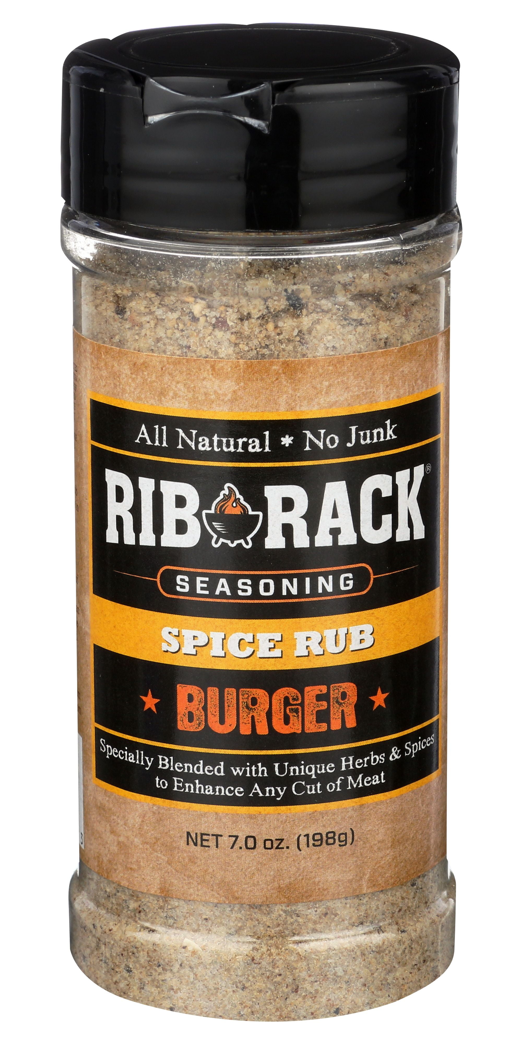 Rib Rack Burger Rub, 7.0 oz. (Seasoning)