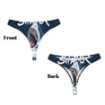 thumbnail image 3 of Balery Shark Tangas de Algodón para Mujer con Estampado – Ropa Interior Sexy, Transpirable, G-string-XX-Large, 3 of 6