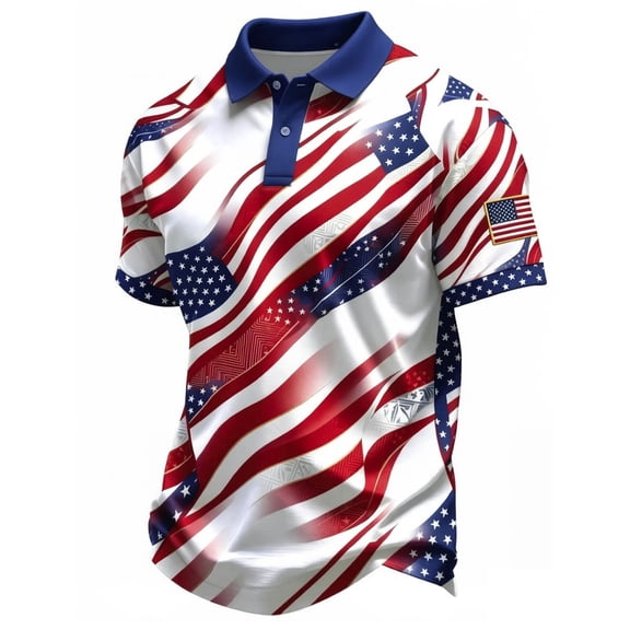 2026 Usa Soccer Mens Polo Shirts Short Sleeve Casual Collared Pullover Summer Tops Soccer Shirt for Men Indoor Outdoor Activities Daily Wear