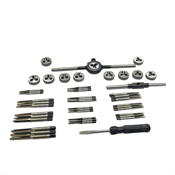 British Association Tap and Dies Set 0 to 10 BA II Supplied in Wooden Box