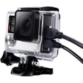 thumbnail image 1 of Suptig Étui de Protection Étui de Chargement Fil Connectable Squelette Étui de Protection à Ouverture Latérale pour GoPro Hero 4 Hero, 1 of 5
