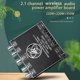 thumbnail image 2 of XY-S350H 220Wx2+350W Amplificador Compatible con Bluetooth+AUX+Tarjeta de sonido Conjunto de subwoofer WDOplteas Para estrenar, 2 of 9