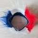 thumbnail image 2 of Diadema Con Nacional Francia Peluda para Fanáticos Del Fútbol Deportivo, 2 of 6
