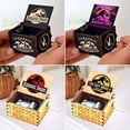 thumbnail image 2 of Caja de música de Parque Jurásico de madera, gran número de temas, Feliz Navidad, My Heart Will On Queen, regalo de cumpleaños y Halloween, venta al por mayor, 2022, 2 of 4