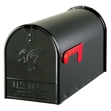 Gibraltar Mailboxes Arlington Large, Steel, Post-Mount Mailbox, Bronze ...