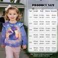 thumbnail image 7 of Garronmavis Black Dragon Toddler Girl Sweatshirt Stylish Stars Ruffle Long Sleeve Girls Top 6T Fashion Girls Pullover Crewneck Sweatshirt Warm Fall Winter Clothes for Outdoor Activities, 7 of 7