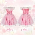 thumbnail image 7 of Benylion Girls Pink Fairy Dress glinda Costume Kids Tulle Birthday Party Cosplay Dress with Accessories for 7-8 Years, 7 of 7