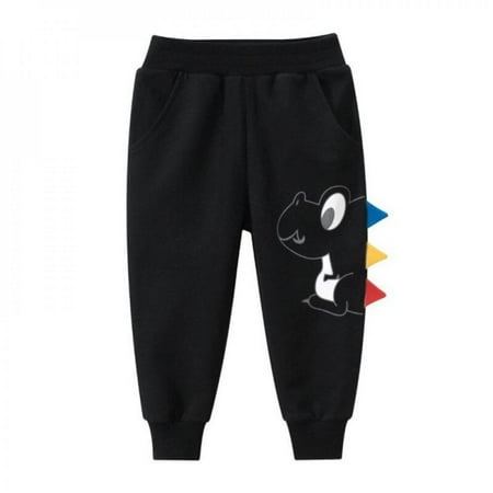 

Baby Costume Children Clothes Kids Boys Girls Cartoon Dinosaur Print Cute Pants Trousers Warm Cotton Long Pant Clothing