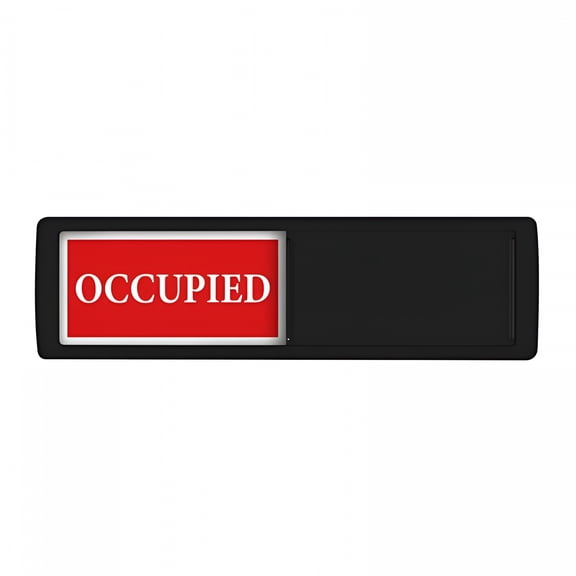 LAMIRO Privacy Occupied/Vacant Door Sign for Home Offices Vacant or In Use Slider,office door signs