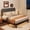 Full-Dark Gray, variant on Asofer Full Beige Upholstered Platform Bed Frame, Dual Height Adjustable Linen Headboard, Silent Wood Slat Base, No Box Spring Required