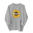 thumbnail image 5 of VBTAPA Mama Sweatshirt for Women 2026 Trendy Casual Long Sleeve Crewneck Pullover Loose Blouse Tops Y2K Streetwear Gray S, 5 of 7