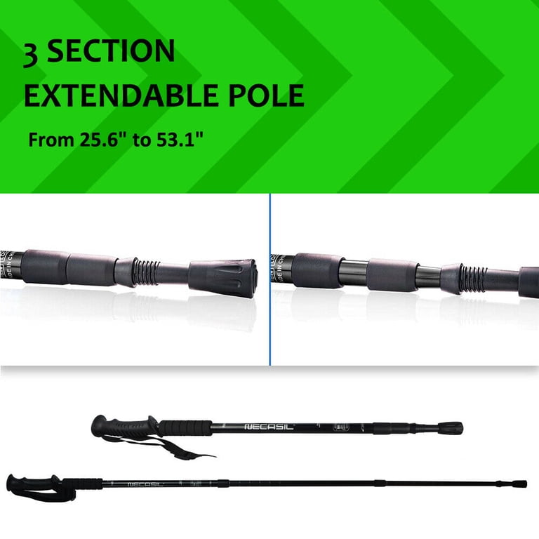 Homeya Trekking Poles, Lightweight Aluminum Hiking Sticks photo 2