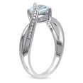 thumbnail image 3 of Everly Women's Aquamarine Sterling Silver Ring, 3 of 5