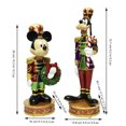 Disney Mickey and Goofy Holiday Nutcrackers, 2piece Set