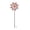 A001- Heart Bread Squeeze Toy, variant on Metal Yard Art Outdoor and Garden, 38X10 Inch Outdoor Wind Spinner, Metal Flower Garden Stake, Garden Wind Spinners Outdoor, 1Pc Kinetic Rotating Windmill Decor with Yellow Gem