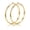 gold 40mm, variant on 14K Gold Plated Hoop Earrings for Women ,Hypoallergenic Lightweight Chunky Hoops with Secure Spring Clasp, S925 Sterling Silver Post, Gift Box Included