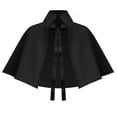 thumbnail image 4 of AnuYalue Women's Victorian Capelet with High Collar and Tie Gothic Short Cloak for Cosplay Steampunk and Parties, 4 of 6