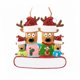 thumbnail image 1 of Navidad 2021, Colgante Familiar De Navidad Personalizado, Adornos De Cervatillo De Navidad, Decoración De Árbol De Navidad Para Fiesta Creativa Diy Guardurnaity HA041687-04, 1 of 6