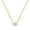 Yellow Gold, variant on IGI Certified 0.75 Cttw Oval Lab Grown White Diamond Solitaire Bezel Set Pendant Necklace with 18 inch Gold Chain for Women in 10K Solid White Gold