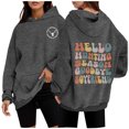 thumbnail image 2 of WEAIXIMIUNG Chandail en Molleton pour Enseignant Grande Taille Automne Hiver Imprimé pour Femmes, 2 of 7