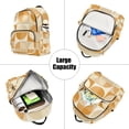 thumbnail image 5 of FORMRS Mini Backpack Purse for Women Quilted Travel Daypack Casual Shoulder Bag, Geometric Circles, 5 of 7