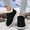 Black, variant on Winter Boots for Women Waterproof Fuzzy Snow Boots Comfortable Slip On Ankle Booties Indoor Outdoor Warm Anti-Slip Plush Slipper Bootie Thermal House Slippers Fleece Lined Cotton Shoes，Size 41