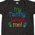 thumbnail image 4 of Inktastic My Nanny Loves Me Grandson Boys or Girls Baby Bodysuit, 4 of 5