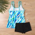 thumbnail image 4 of STETMN Women Plus Size Tankini Swimsuit 2 Piece Bathing Suits Flowy Swim Tops with Boy Shorts, 4 of 5