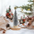 thumbnail image 5 of WEGFTDUOP Mini Christmas Tree Small Tabletop Ornament Christmas Decoration Dipped In White Tower Tree Christmas Tree Decoration Christmas Holiday Products, 5 of 6