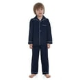 thumbnail image 2 of Marsgoo Toddle Kids Girls Boys 100% Cotton Kimono Lounge Bathrobe Robe, Kids Loungewear for Spa (Size 2 Toddler-14 Years)(Navy,6 Years), 2 of 4