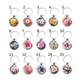 thumbnail image 4 of 15 patrones llavero anillos llavero bolso llavero regalo colgante Colcomx Llaveros, 4 of 8