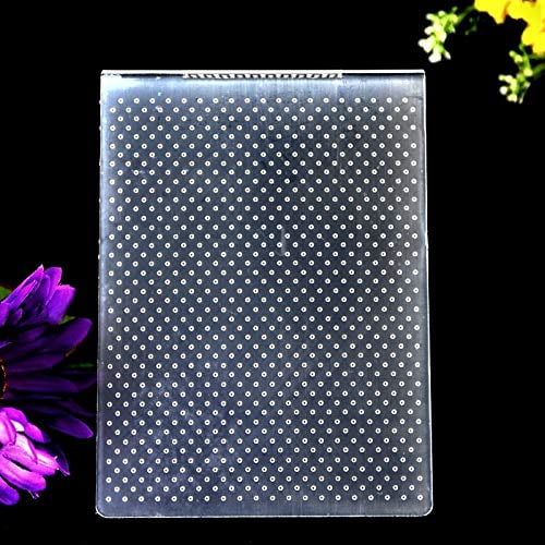 Kwan Crafts Dots Plastic Embossing Folders for Card Making Scrapbooking and Other Paper Crafts, 10.5x14.5cm