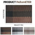 thumbnail image 4 of Placemats Set of 1 - Easy Clean Washable Reversible PVC Woven Vinyl Placemats - Wipeable Heat Resistant Woven Table Mats for Dining Table, Double Layer Cloth Fabric Place Mat(Beige,17.7x11.8"), 4 of 6