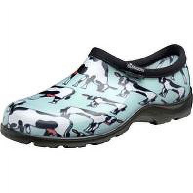 Sloggers Women's Rain & Garden Shoes - Mint Cowabella, Style 5117CWM - image 2 of 3