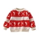 thumbnail image 1 of Gibobby Blusas Termicas Suéter de lana para niños, otoño e invierno, suéter nuevo para niños, ropa gruesa de manga larga para, ropa de abrigo para niñas, ropa para niños（Rojo， 5-6 Años), 1 of 5