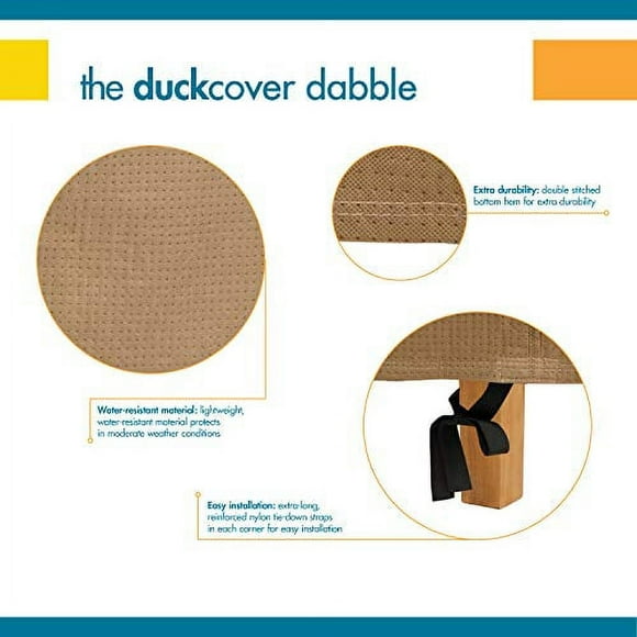 Duck Covers Essential 28 in. W Stackable Patio Chair Cover