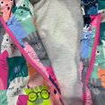 thumbnail image 6 of Ingzy Kids Girls Cartoon Zipper Hooded Jacket Spring Fall Light Windbreaker Toddler Outwear, 6 of 8