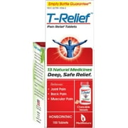 T-Relief Pain Relief 13 Natural Medicines Tablets 100 ea (Pack of 2)