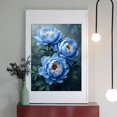 thumbnail image 2 of Diamond Art Kit for Adults, Blue Peony Blooms Lush Greenery Diamond Painting for Adults Beginners, DIY Diamond Art Painting Kits, 5D Diamond Painting Crafts for Home Decor 12x16 Frameless, 2 of 7