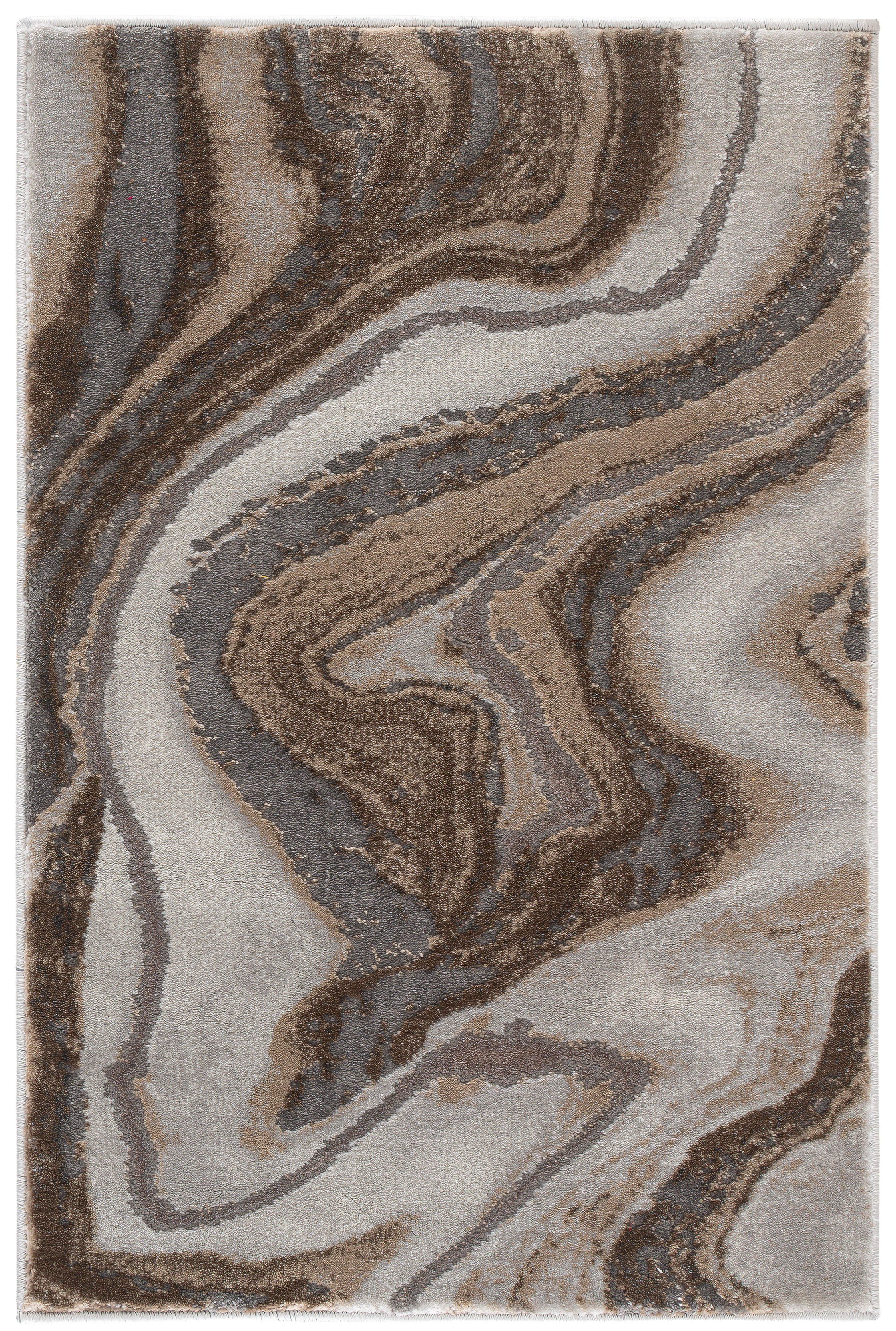SAFAVIEH Craft Ezra Abstract Area Rug, Gold/Gray, 2' x 3'