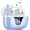 Light Periwinkle, variant on Wireless Earbuds, 65hrs Stereo Deep Bass Ear Buds, Bluetooth 5.4 Headphones with Power Display Charging Case, buit in Mic, IPX7 Waterproof Headset for iPhone Andriod Phones