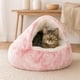 thumbnail image 4 of Cama Cueva para Gatos y Perros Cama para Mascotas Chicas y Mediana | Cafe Jaspe, Small, 40cm Diametro | Espacio Acogedor con Interior Acolchado, Base Antideslizante y Funda Lavable, 4 of 4