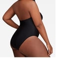 thumbnail image 3 of Vedolay Womens 1 Piece Summer Fashion Plus Size Solid Color Swimsuits,Red,Black XL/XXL/XXXL, 3 of 5