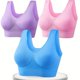 thumbnail image 1 of 3 Piezas De Sujetadores Deportivos Sin Acolchado Y Sin Acero Con Agujeros De Malla Transpirable, Sujetadores De Yoga Para Correr, Lencería Y Ropa Interior De Mujer, 1 of 4