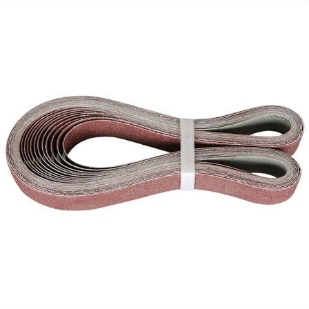 12 Pcs 1" × 42" Belt Sanding Belts Aluminum Oxide 60 80 120 150 240 400 Grit New