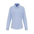 thumbnail image 1 of Premier Chemise Formelle à Manches Longues Rayée Oxford pour Femmes, 1 of 3