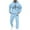 Light Blue%GC%, variant on CONZONE Mens 2 Piece Sweatsuits Casual Men's Jogging Tracksuit Set Letter Graphic Pullover Hoodie Pants Sweat Suit for Men Cozy Fall Winter Athletic Track Suit Outfits